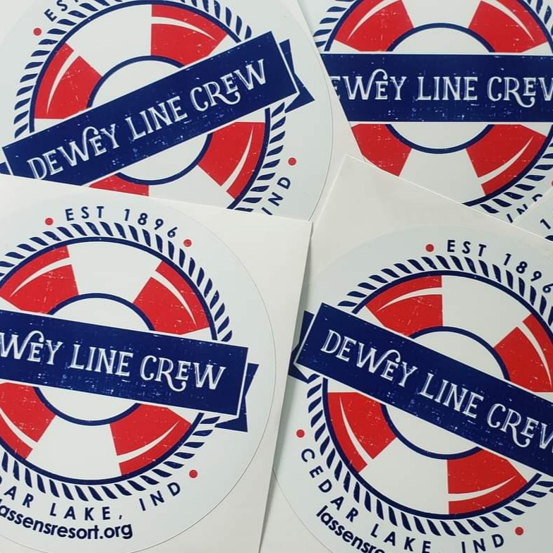 Dewey Line Sticker